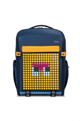 Backpack S Mavi Ledli Ekran App Kontrollü Akıllı Sırt Çanta